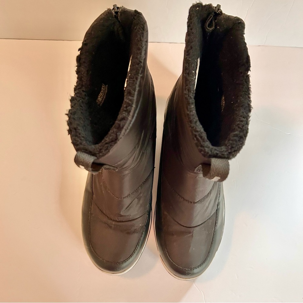 Merrell Snowcreek Mid Zip Cozy Polar Waterproof Winter Boots Black Womens 10 - Picture 5 of 14